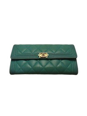 Chanel 28 Boy Lambskin Wallet